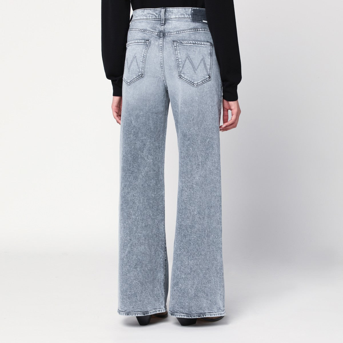 Mother Mother The Ditcher Roller Sneak palazzo jeans