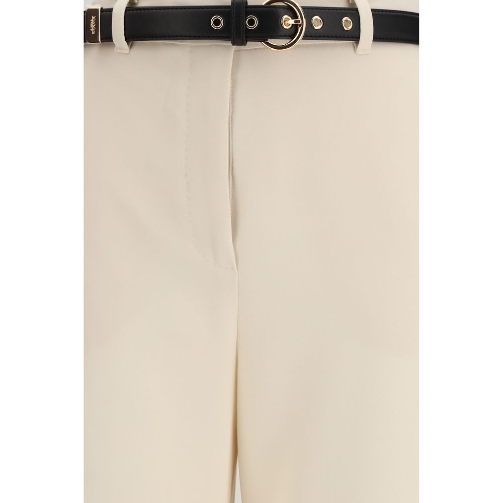 Max Mara Beige Triacetate Dress Pants - Luxe Marca