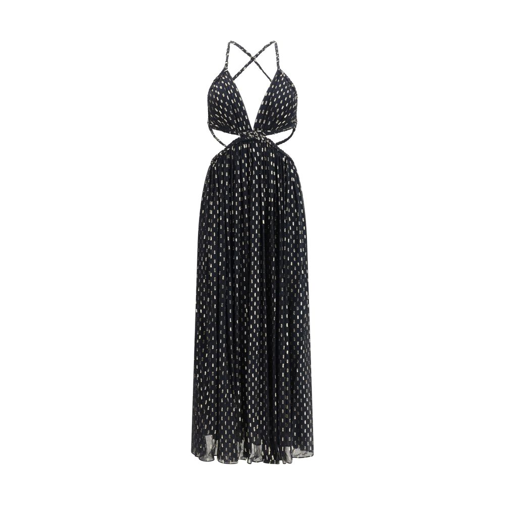 Zimmermann Black Viscose Long Dress - Luxe Marca