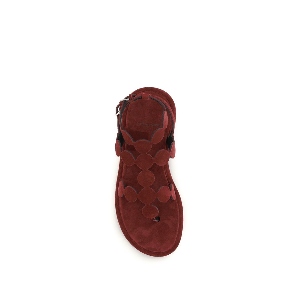 Pierre Hardy Brown Calf Leather Bos Taurus Platform Sandals - Luxe Marca