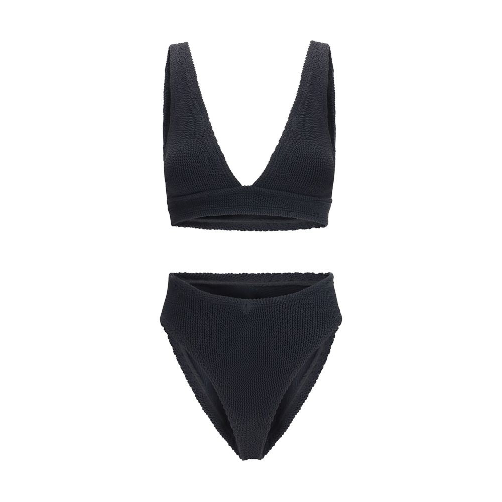 Hunza G Black Polyamide One-Piece Swimsuit - Luxe Marca