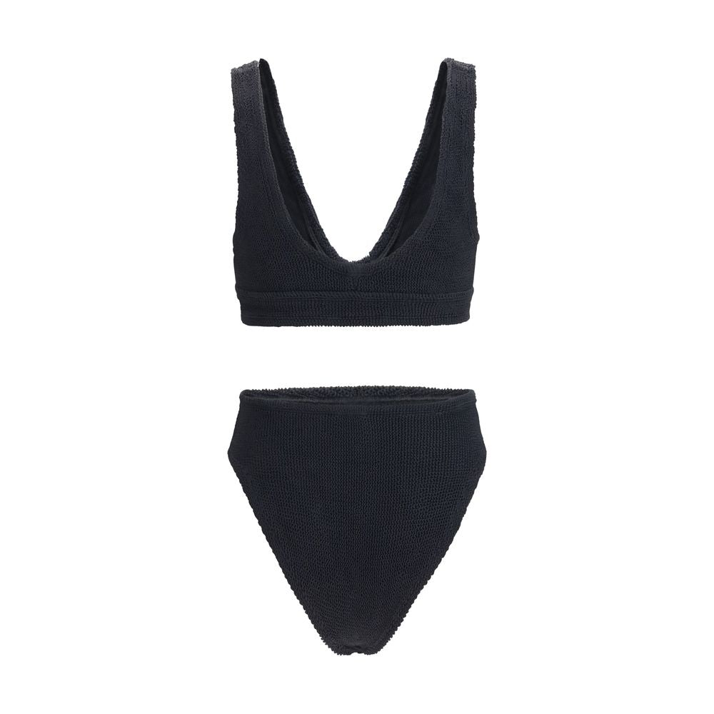 Hunza G Black Polyamide One-Piece Swimsuit - Luxe Marca