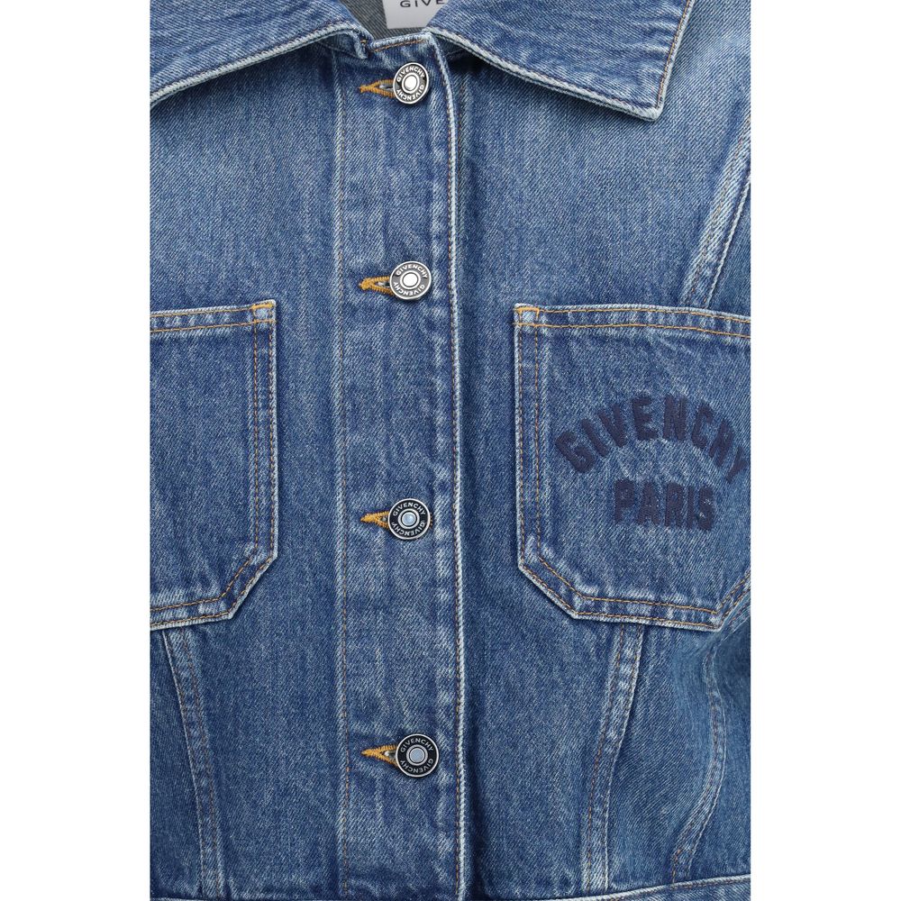 Givenchy Blue Cotton Denim Jacket - Luxe Marca