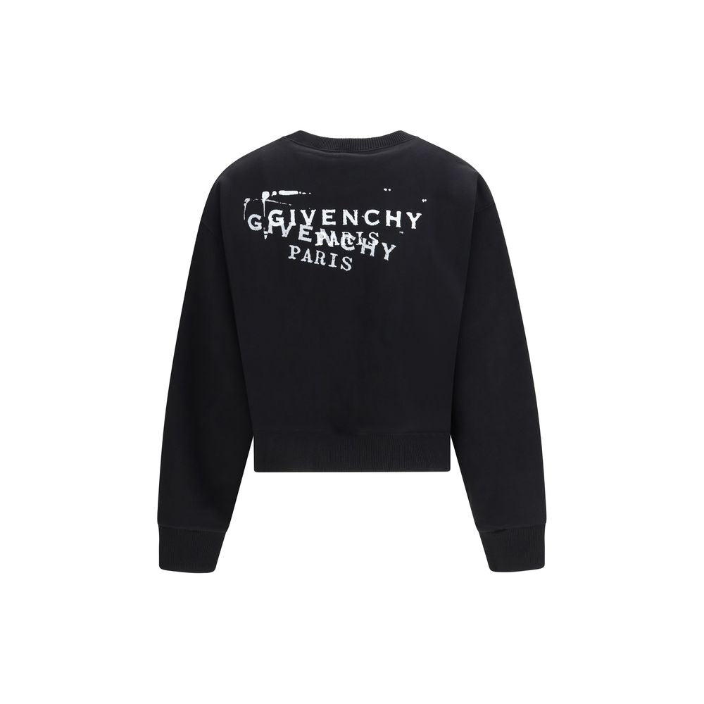 Givenchy Black Cotton Sweatshirt - Luxe Marca