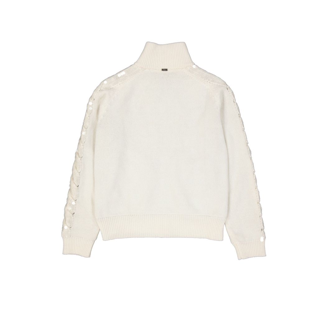 Herno White Cashmere Cardigan - Luxe Marca
