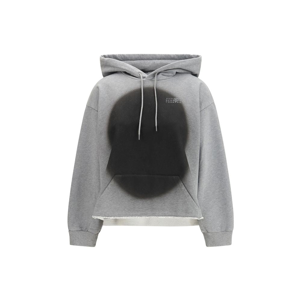 MM6 Gray Cotton Sweatshirt - Luxe Marca