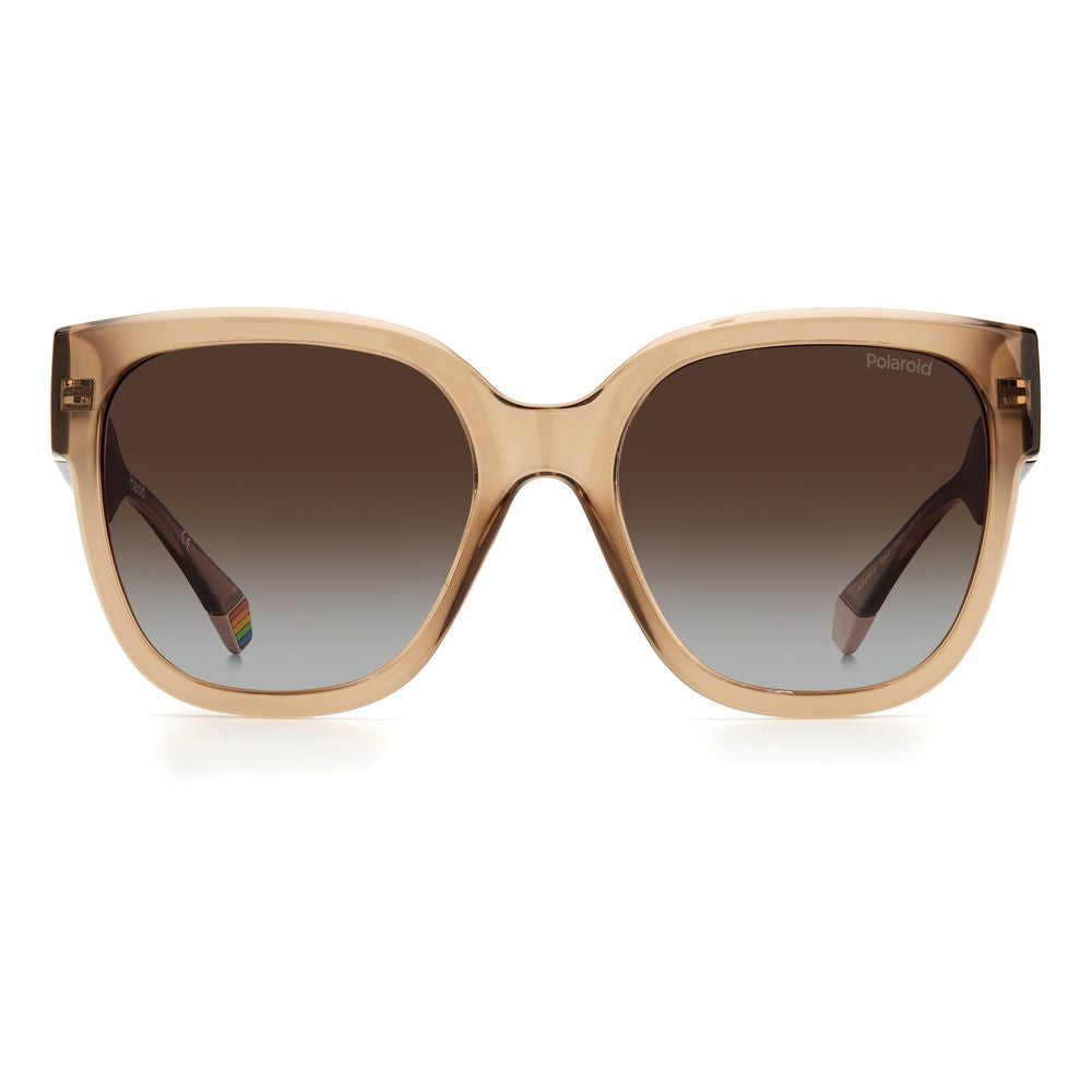 Polaroid Beige Plastic Sunglasses - Luxe Marca