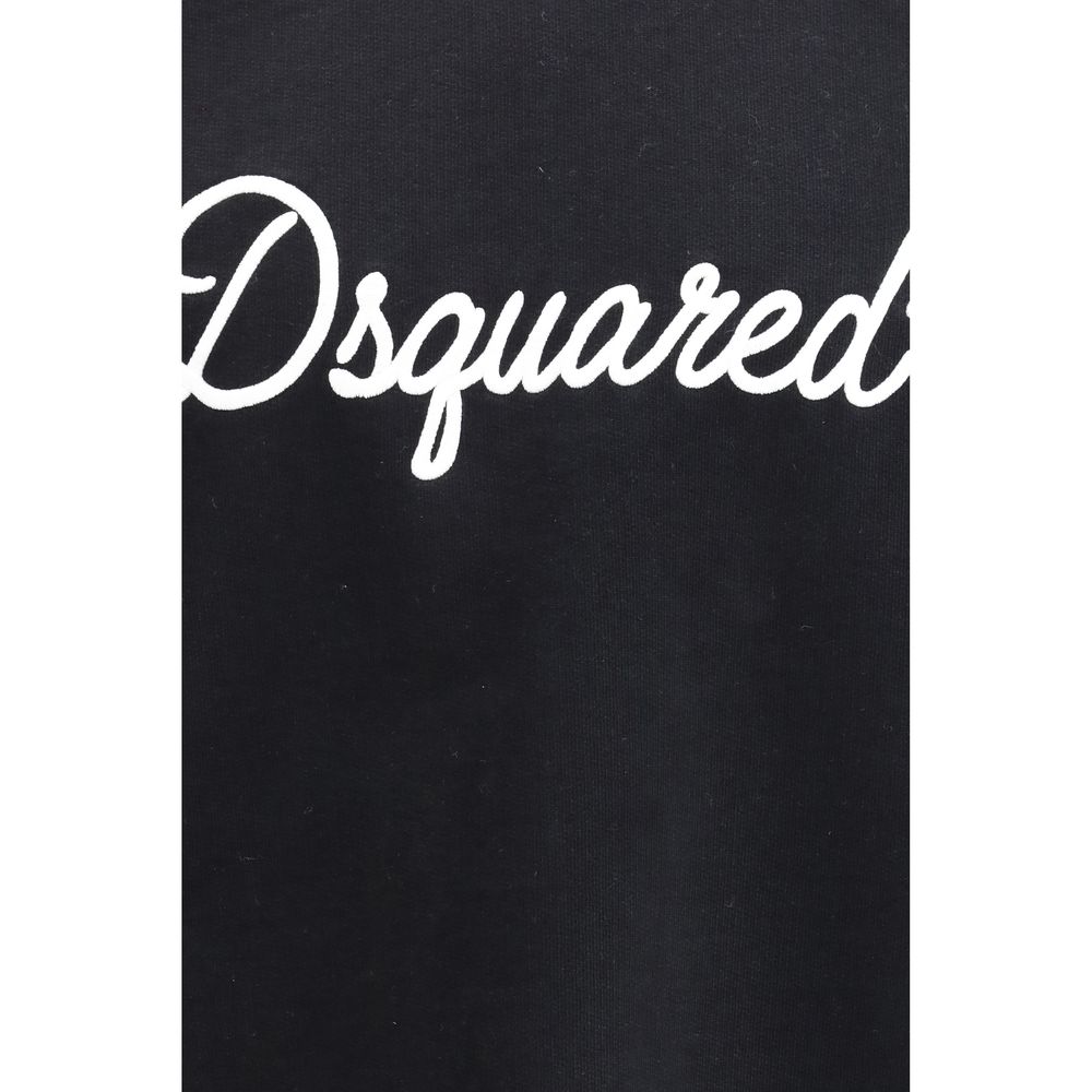 Dsquared² Black Cotton Sweatshirt - Luxe Marca