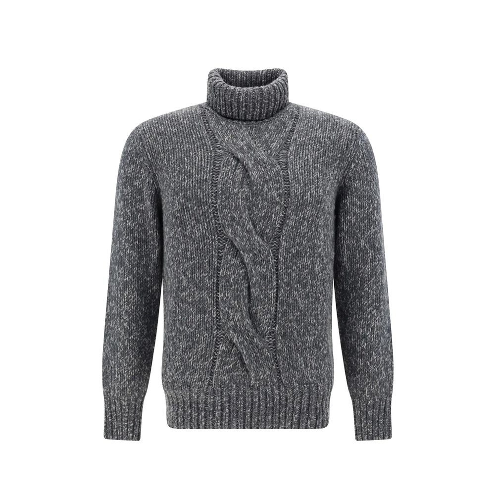 Brunello Cucinelli Gray Cashmere Sweater - Luxe Marca
