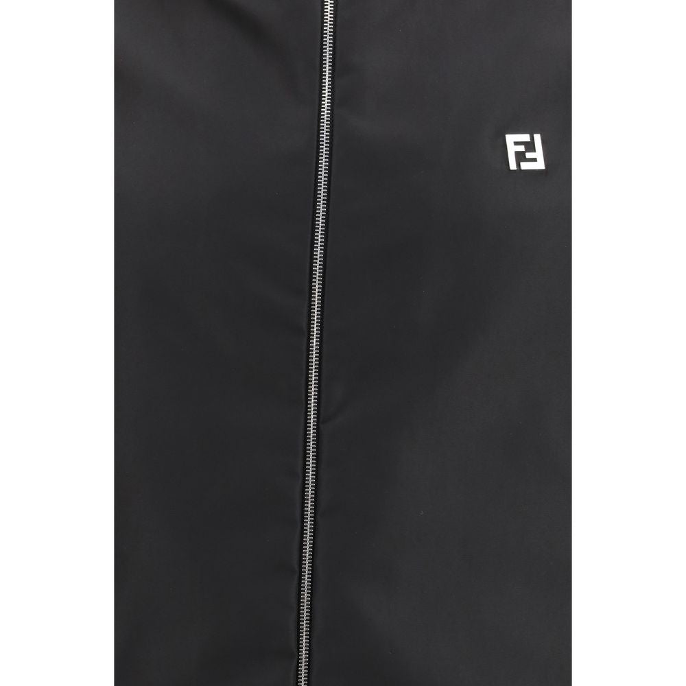 Fendi Black Polyester Shell Jacket - Luxe Marca