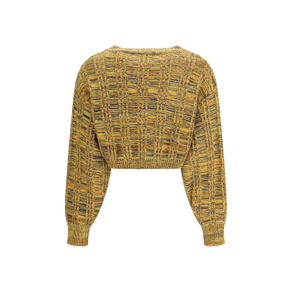 Kristina Ti Multicolor Cotton Sweatshirt - Luxe Marca