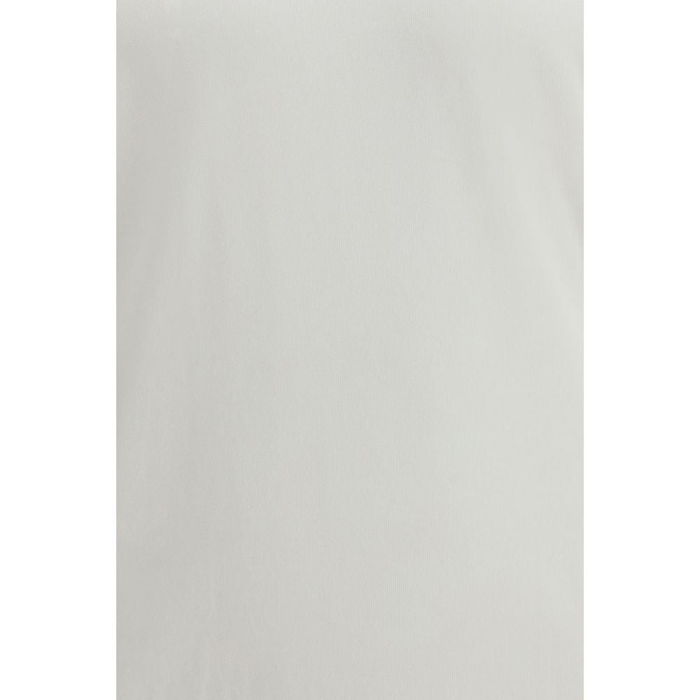 Brunello Cucinelli White Cotton T-Shirt - Luxe Marca