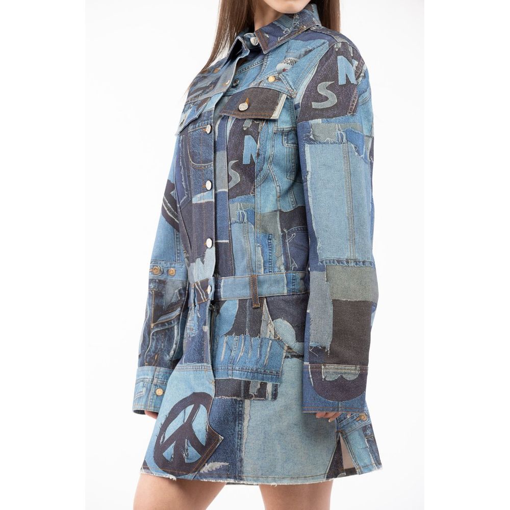 Moschino Multicolor Cotton Casual Dress