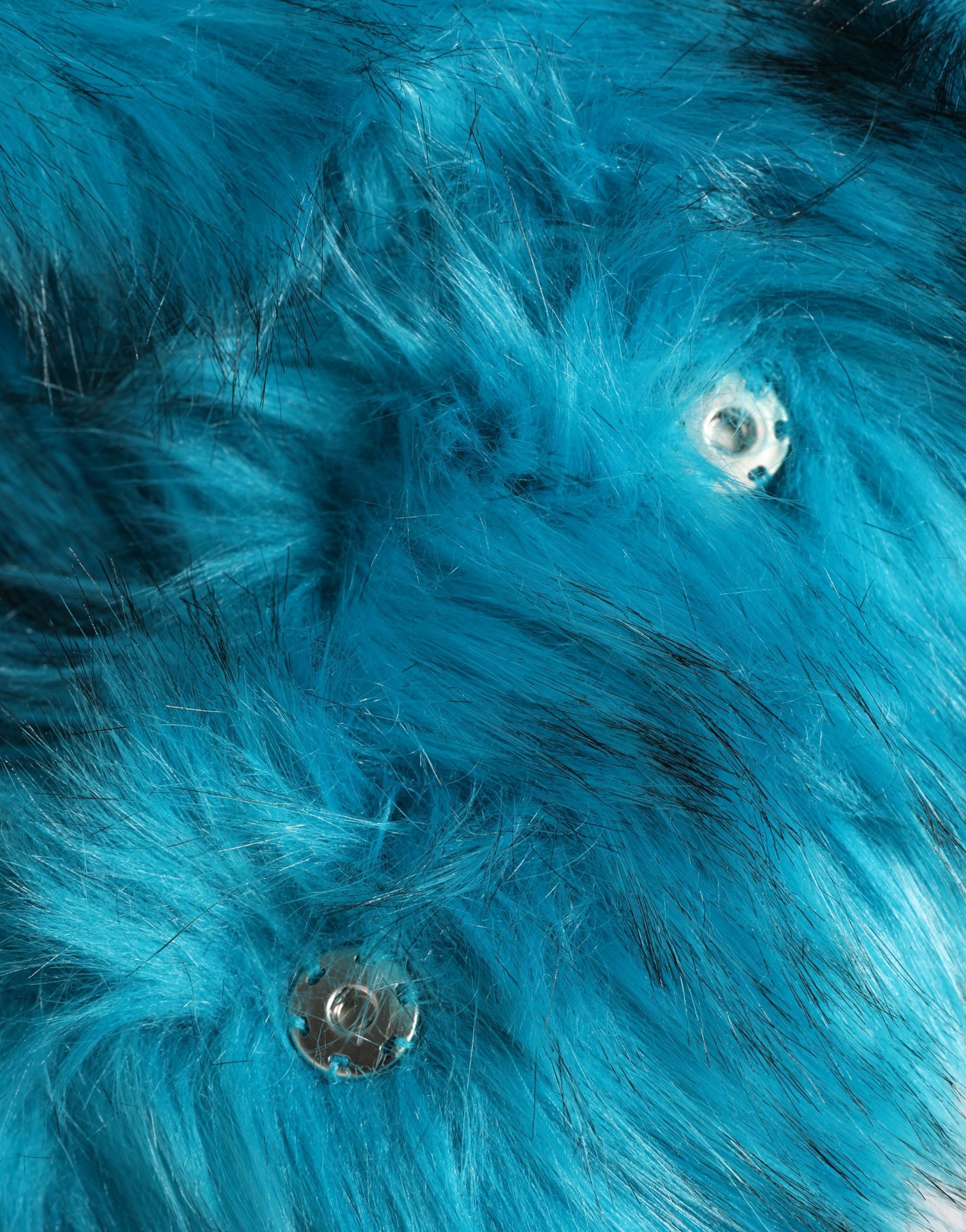 Dolce & Gabbana Blue Modacrylic Fur Women Bucket Capello Hat - Luxe Marca