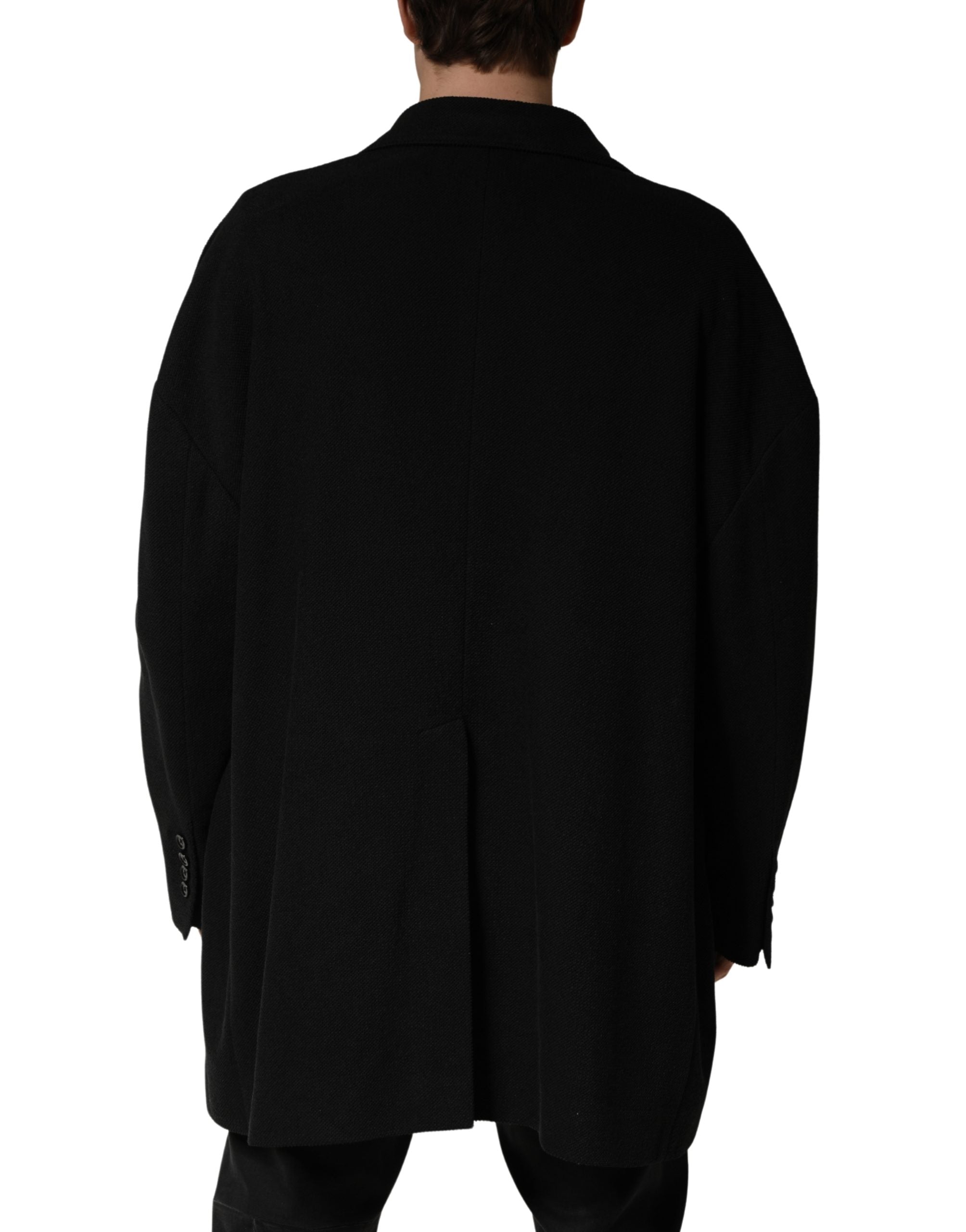 Dolce & Gabbana Black Double Breasted 2 Buttons Suit Jacket