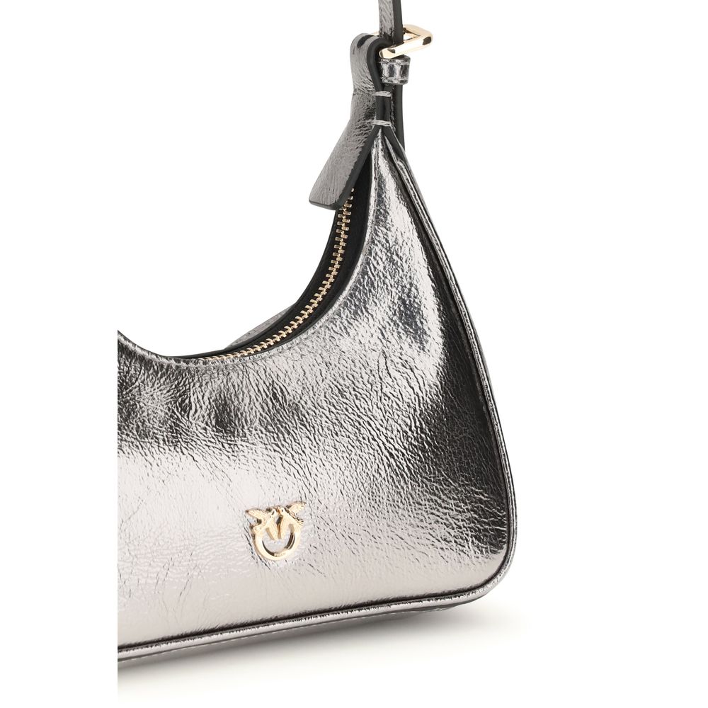 PINKO Silver Lamb Ovis Aries Aries Handbag - Luxe Marca