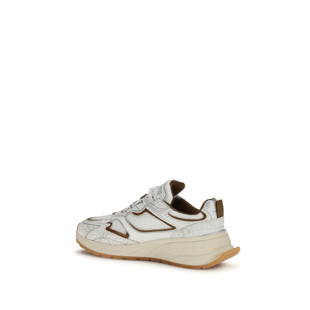 حذاء رياضي Dsquared² أبيض من جلد عجل بوس تاوروس