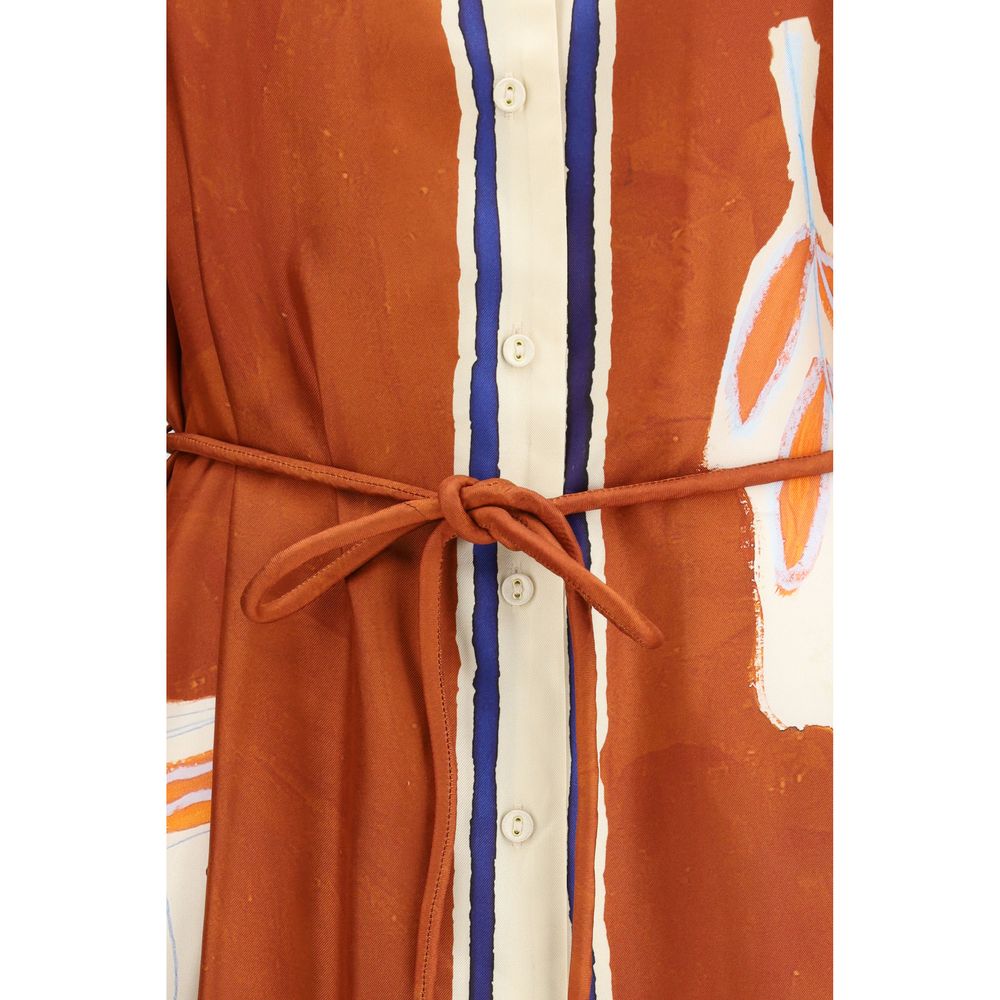 Alemais Multicolor Silk Casual Dress - Luxe Marca