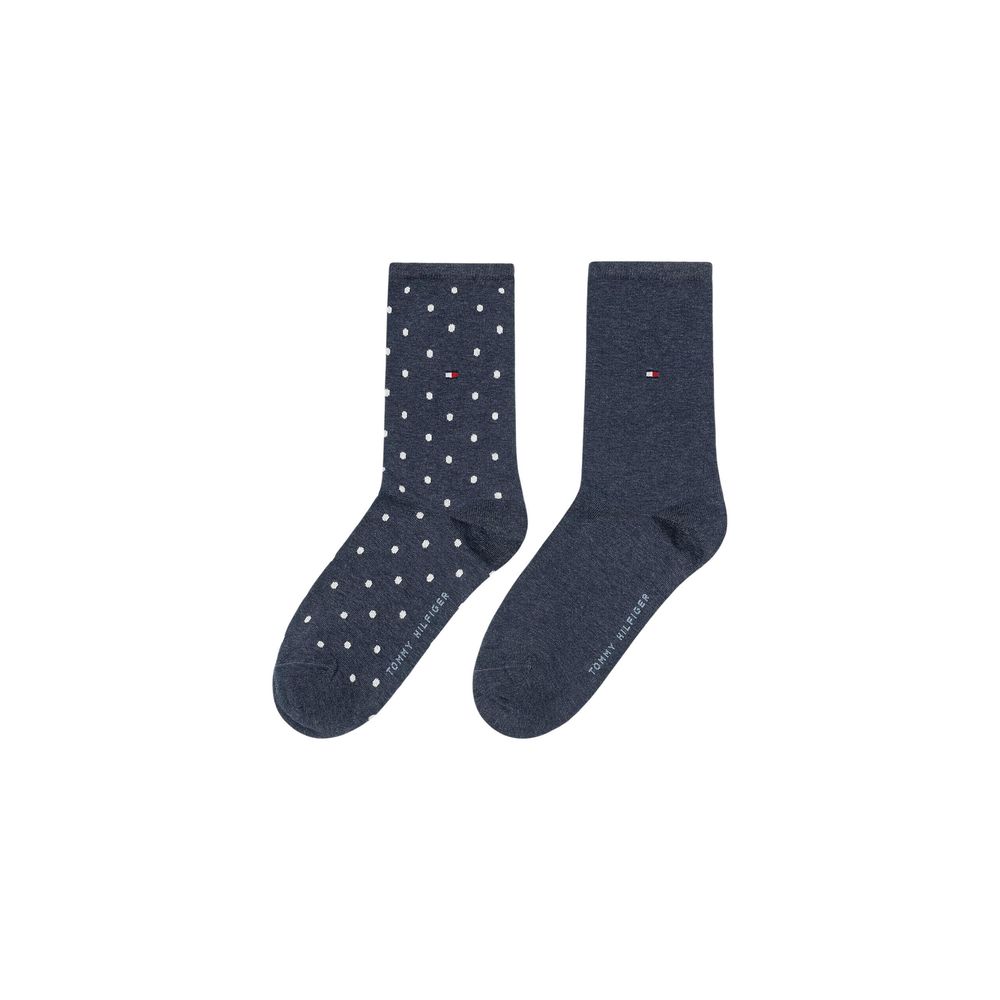 Tommy Hilfiger Blue Cotton Socks - Luxe Marca