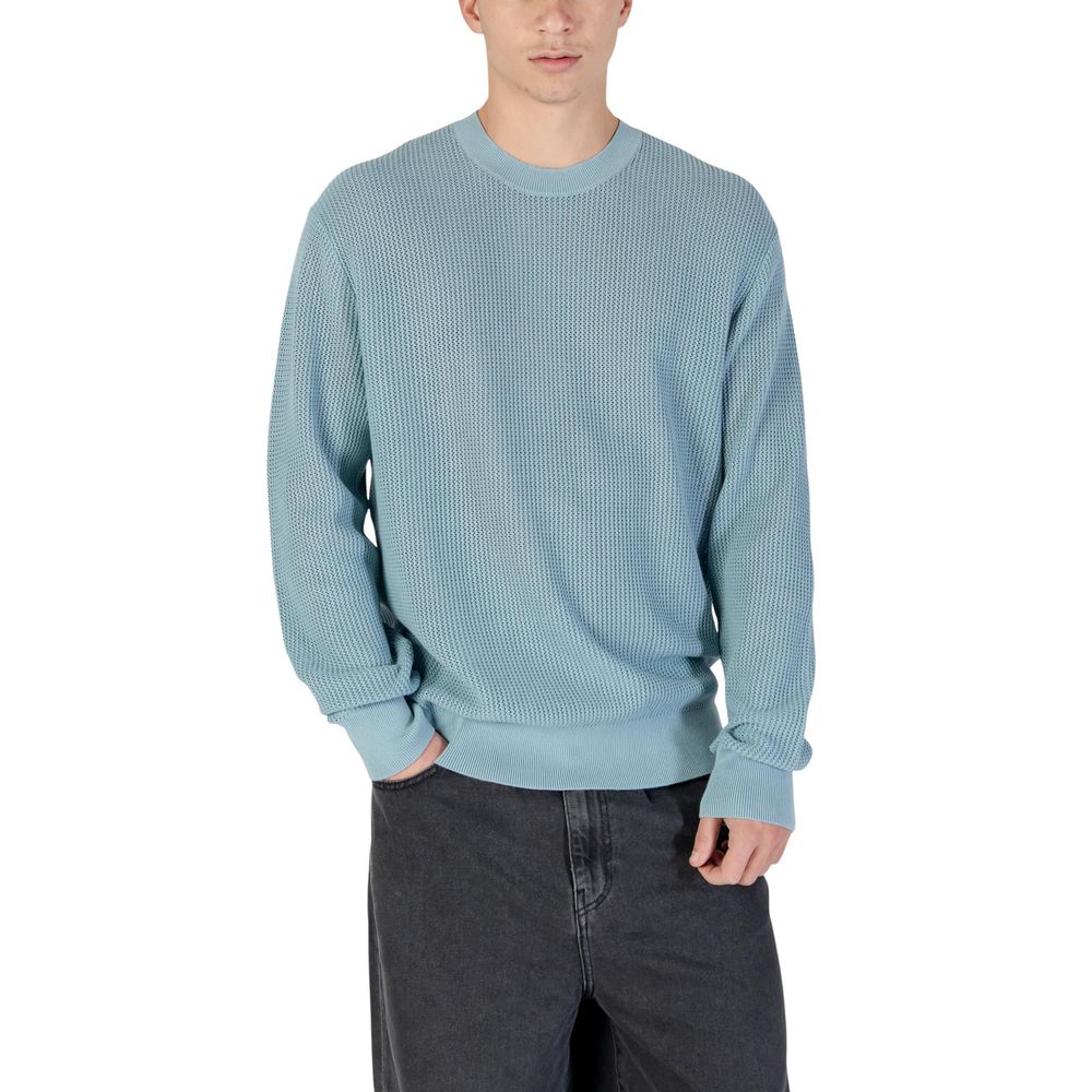 Calvin Klein Jeans Blue Cotton Sweatshirt