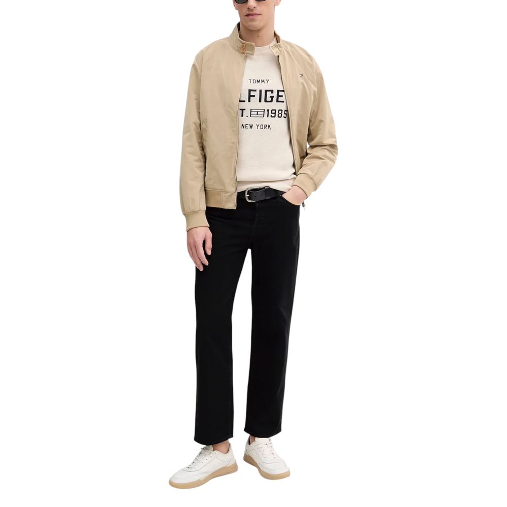 Tommy Hilfiger Beige Organic Cotton Sweatshirt