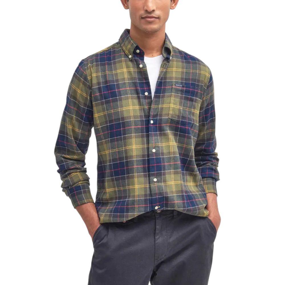 Barbour Bicolor Cotton Dress Shirt