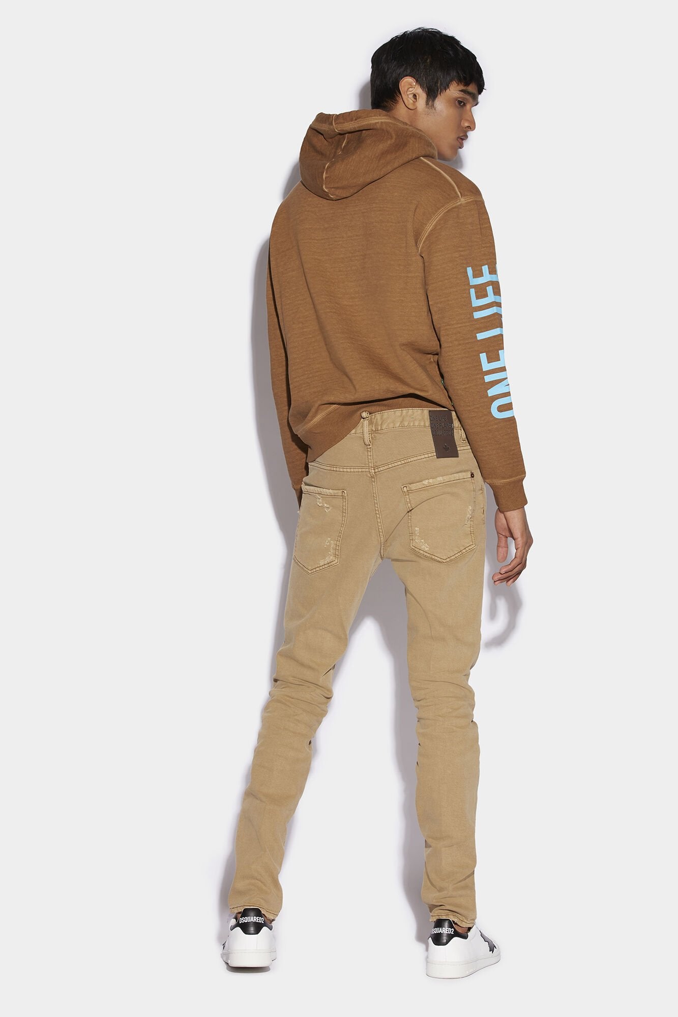 Dsquared² Beige Fibres Hoodie