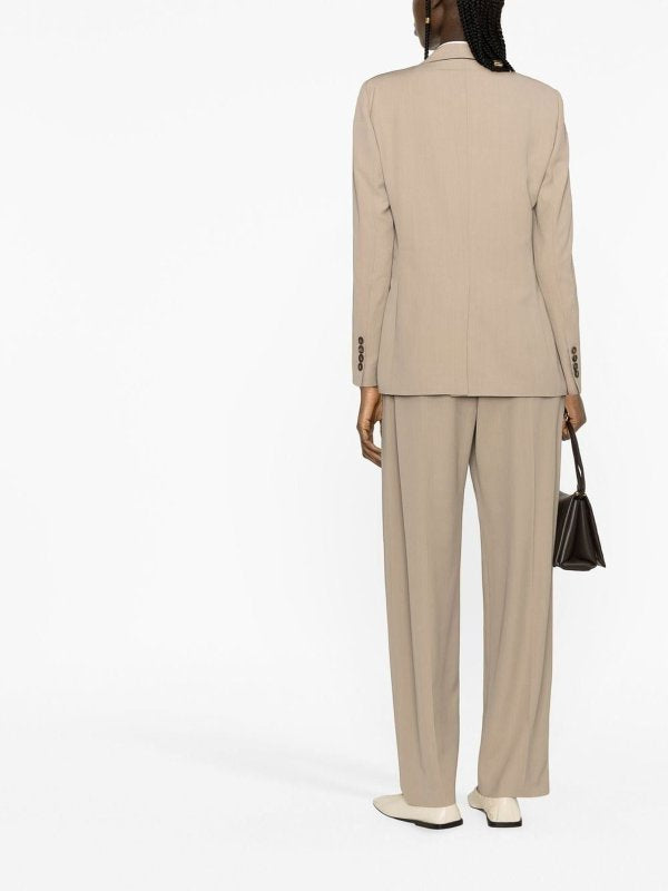 Brunello Cucinelli Beige Viscose Blazer