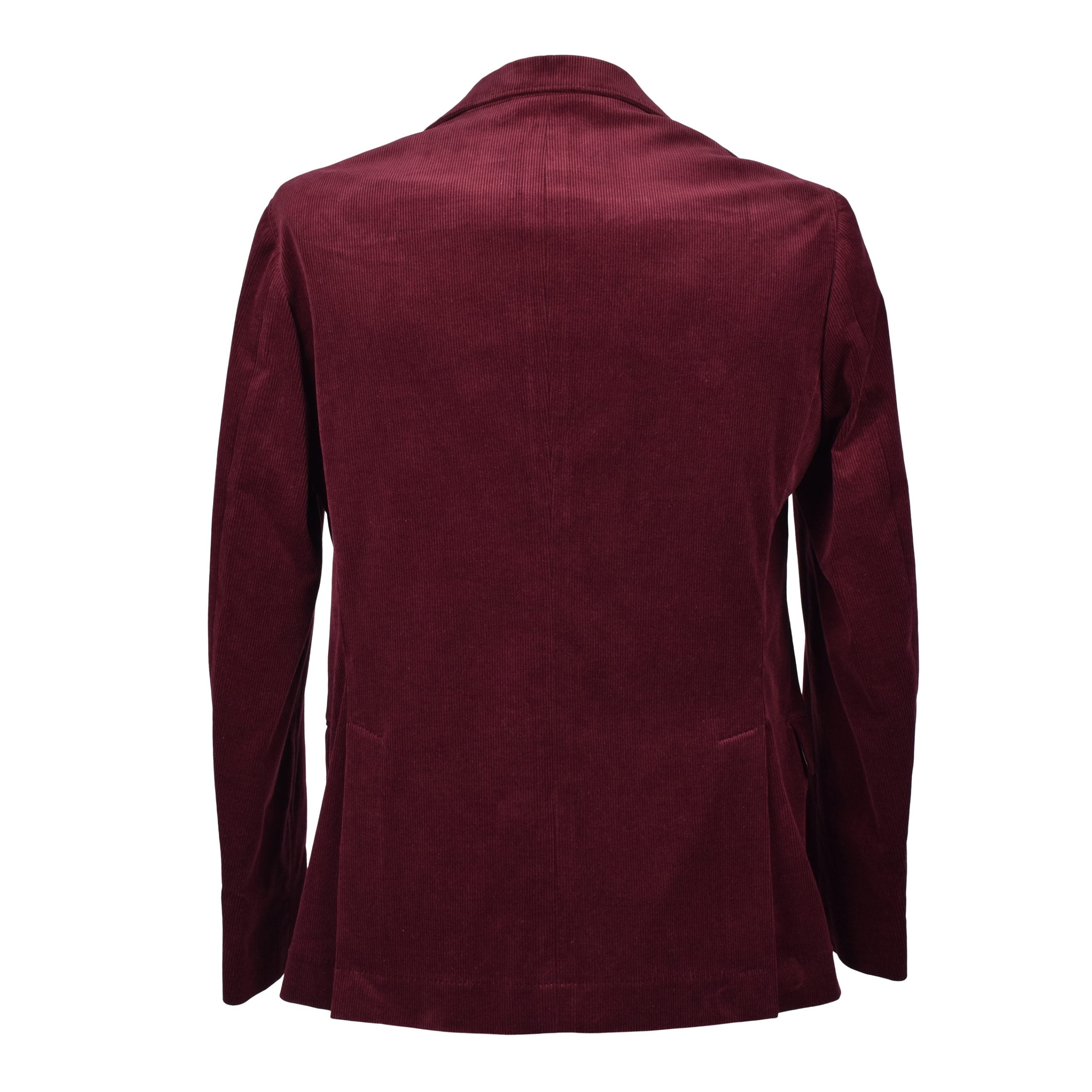 Brunello Cucinelli Burgundy Cotton Blazer