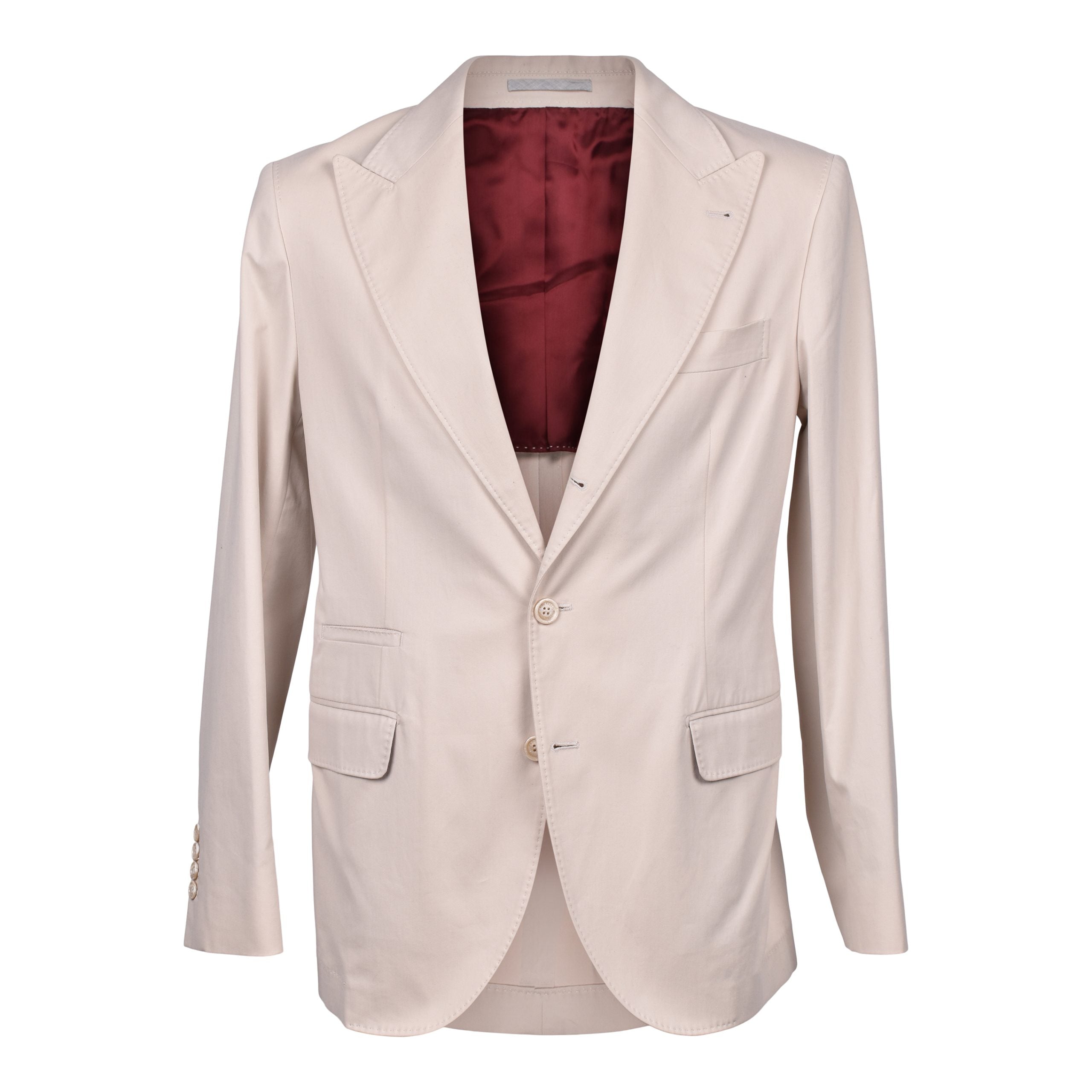 Brunello Cucinelli Beige Cotton Blazer