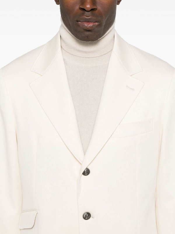Brunello Cucinelli Beige Cotton Two-Piece Suit