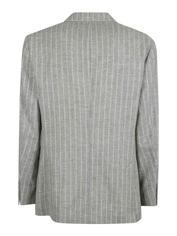 Brunello Cucinelli Pearl Leather Two-Piece Suit