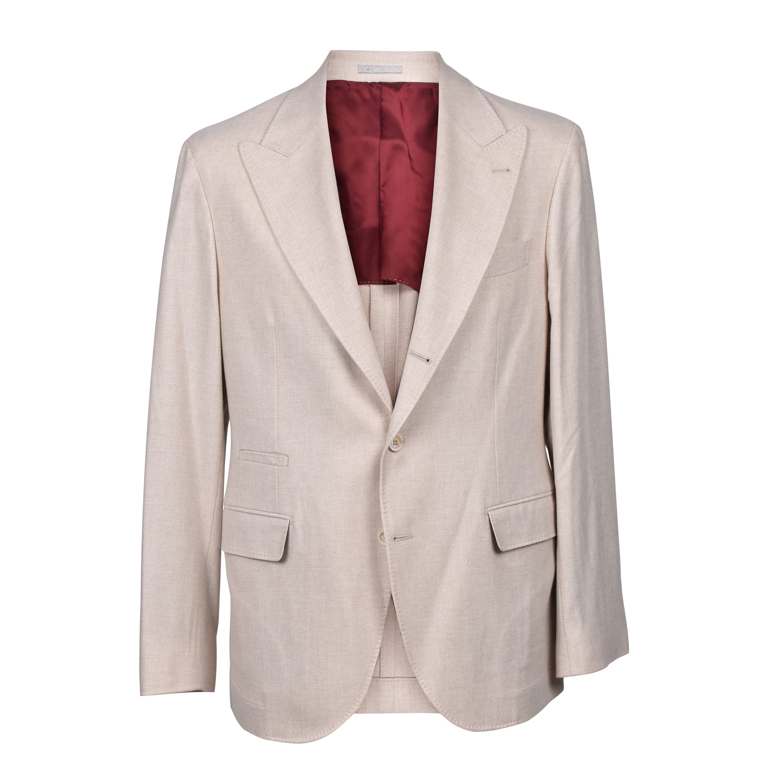 Brunello Cucinelli Beige Wool Blazer