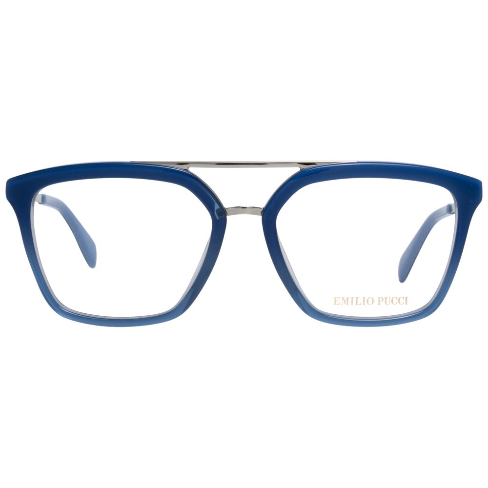 Emilio Pucci Blue Metal & Plastic Glasses (Frames)