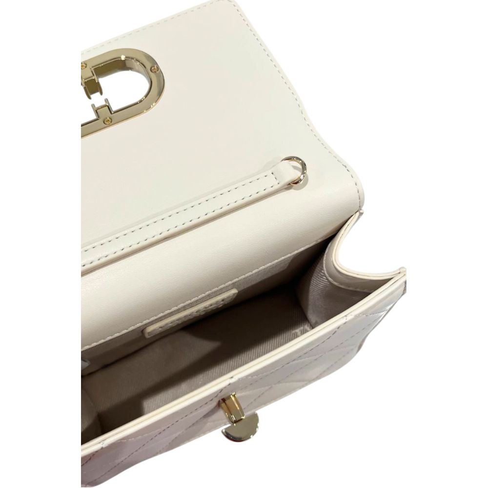 Twinset Beige PU Women Crossbody Bag