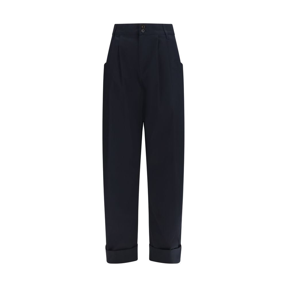 Jacob Cohen Blue Cotton Casual Pants