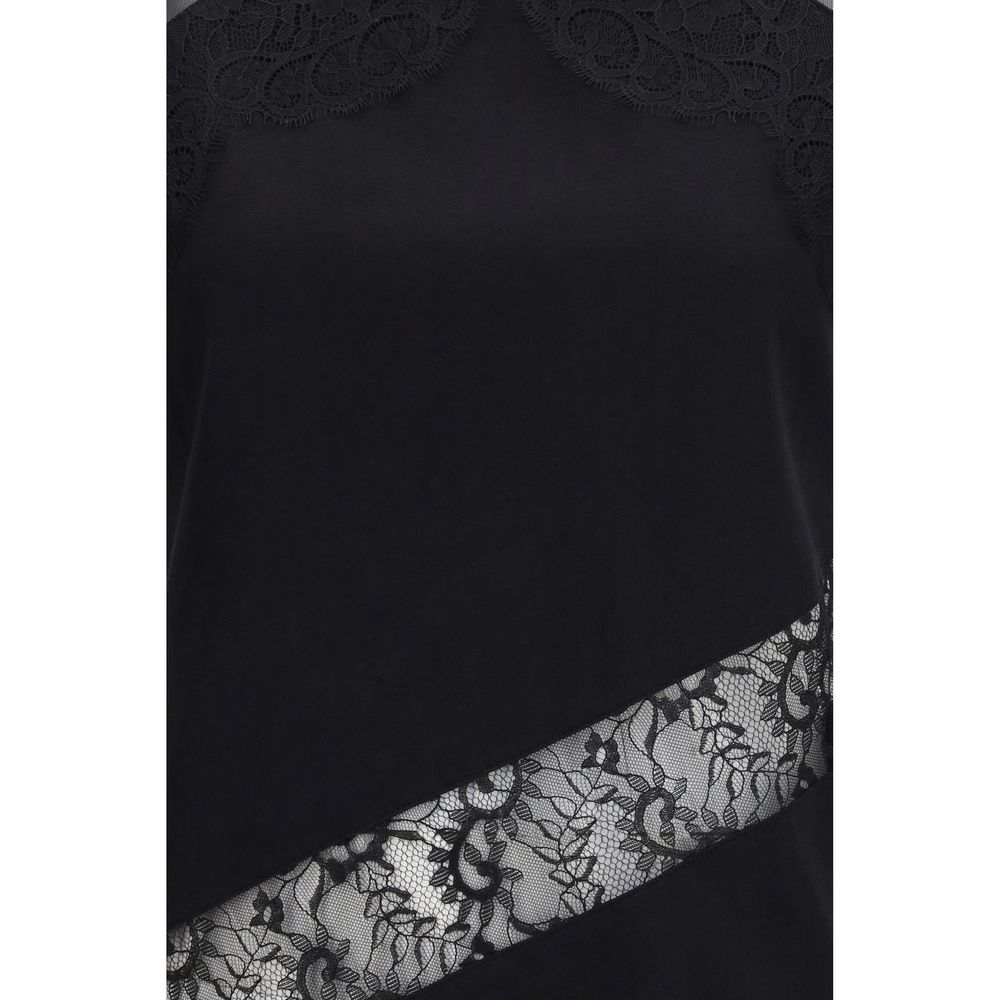 PINKO Black Cotton Top