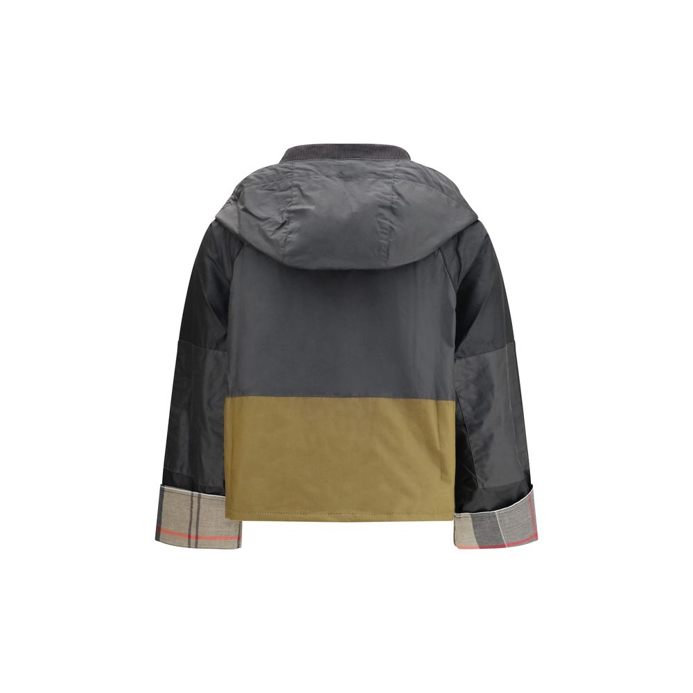 Barbour Black Cotton Full-Length Jacket