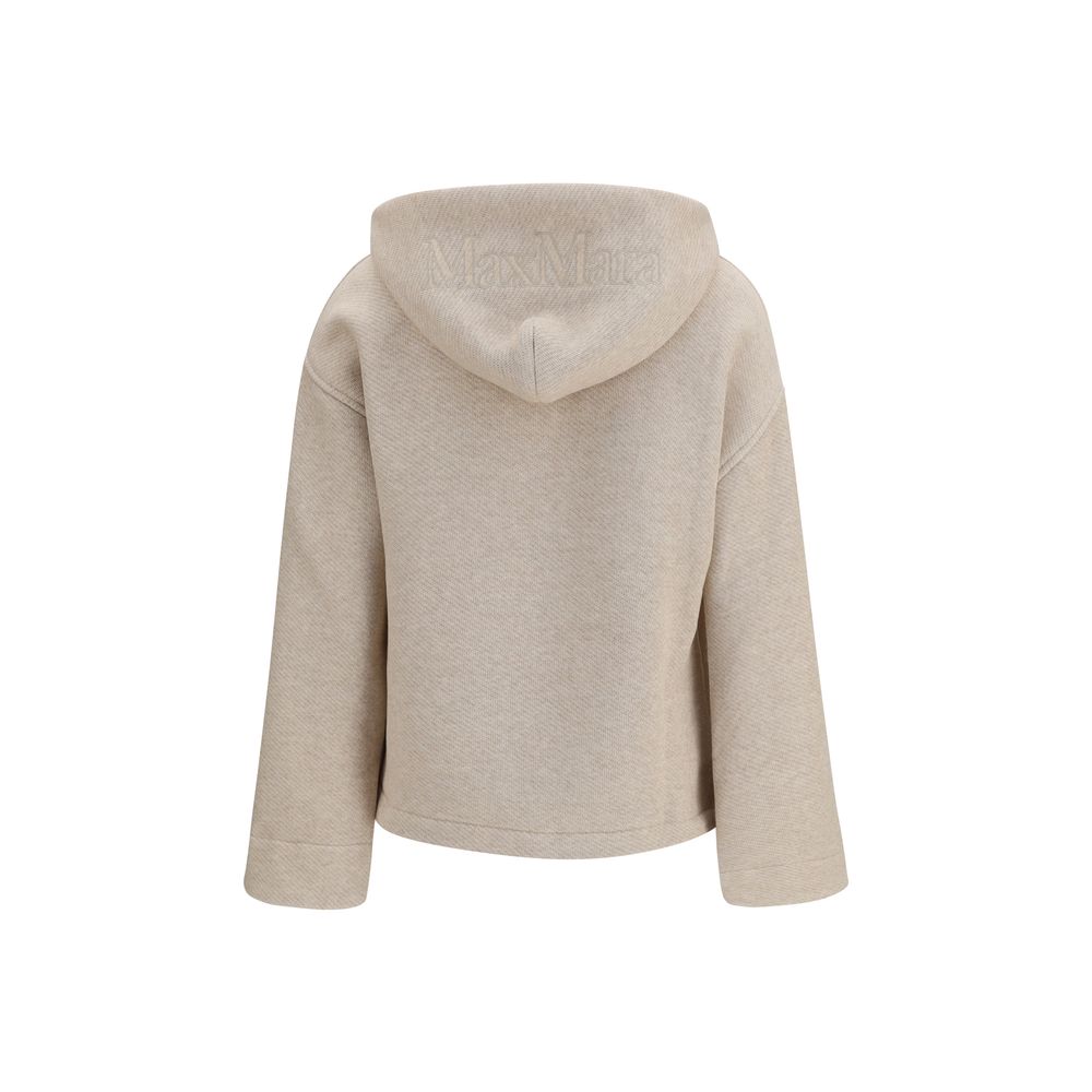 Max Mara Pure Beige Cotton Sweatshirt