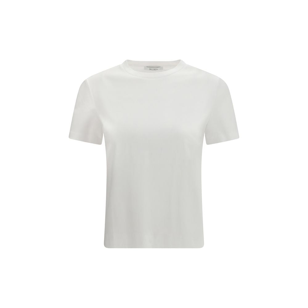 Max Mara Pure White Cotton T-Shirt