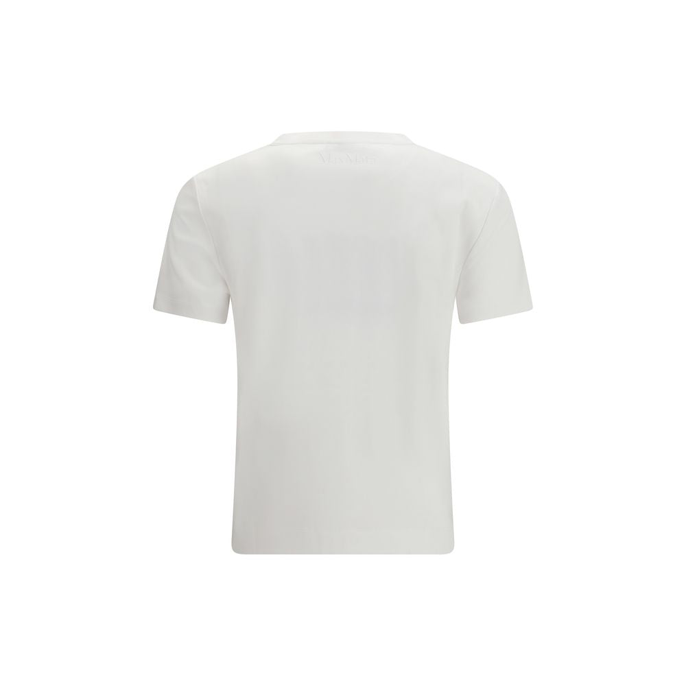 Max Mara Pure White Cotton T-Shirt