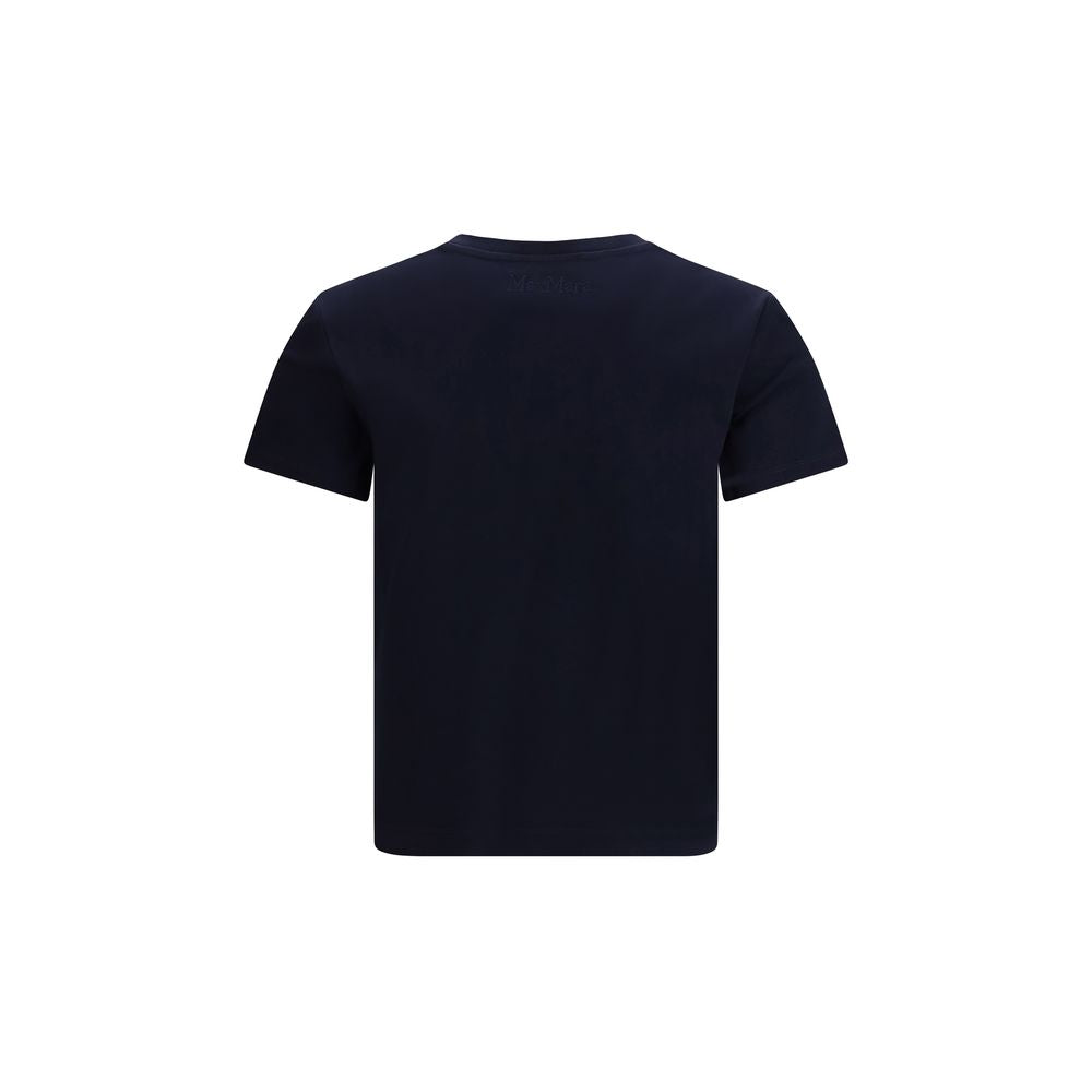 Max Mara Pure Blue Cotton T-Shirt