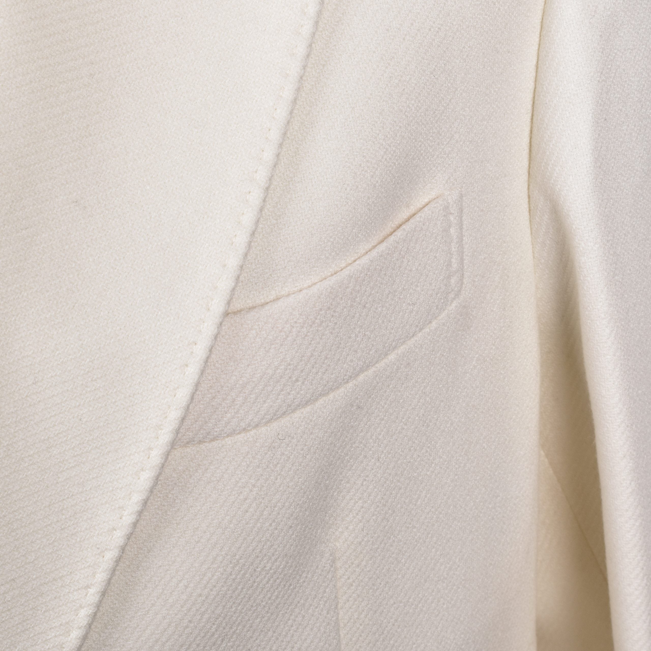 Brunello Cucinelli White Wool Blazer