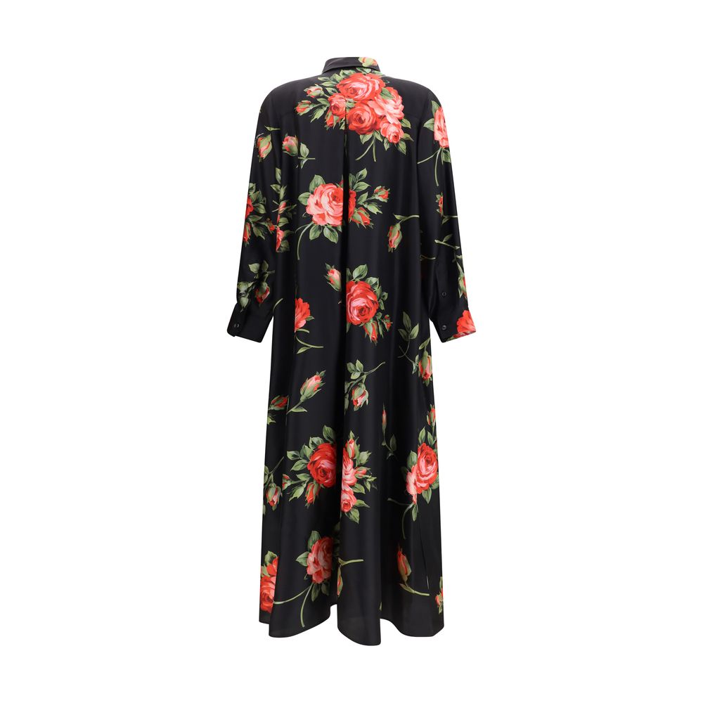 Dolce & Gabbana Multicolor Silk Casual Dress