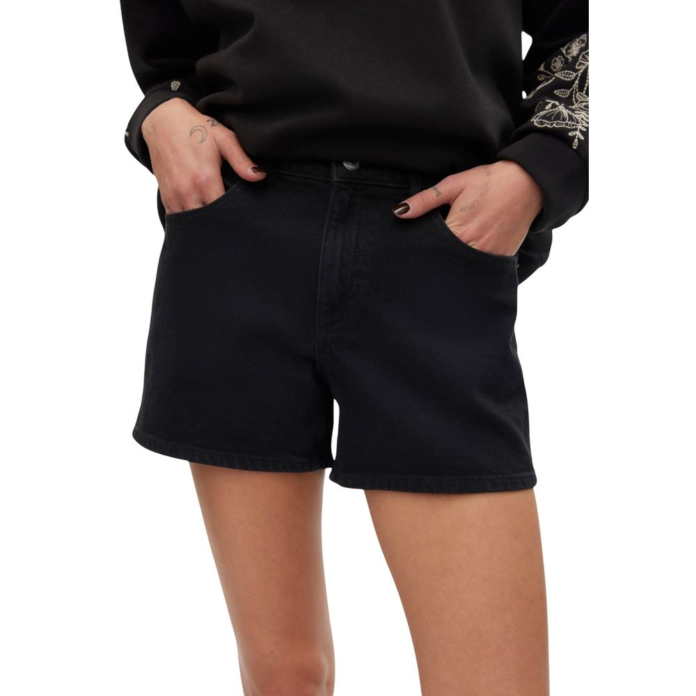 Vero Moda Black Cotton Shorts