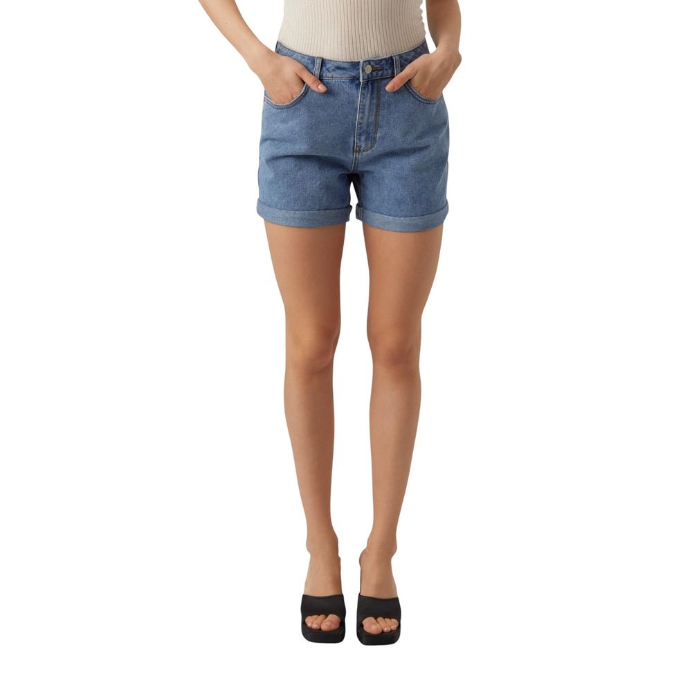 Vero Moda Light Blue Cotton Shorts