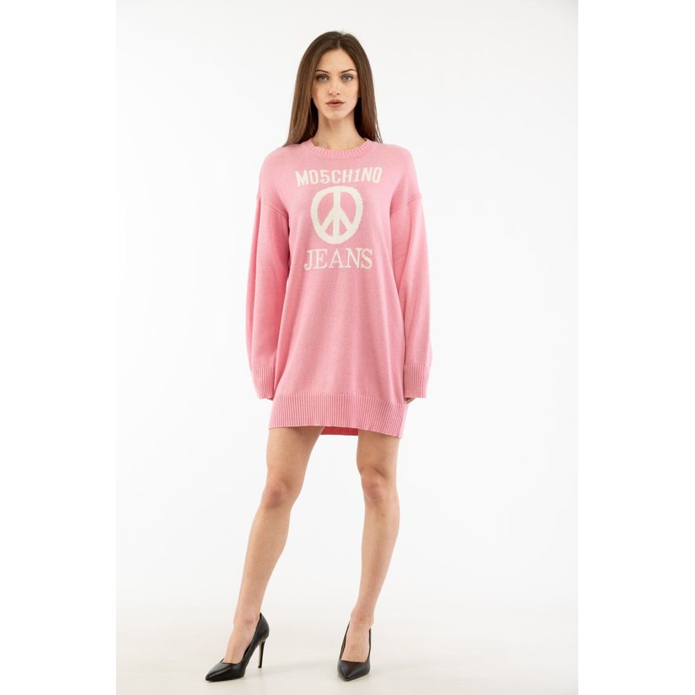 فستان كاجوال من البولي أميد متعدد الألوان من موسكينو