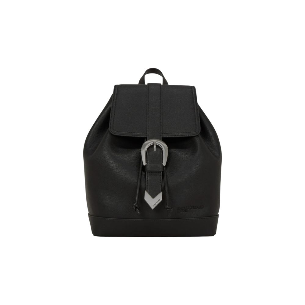 Karl Lagerfeld Black Polyethylene Backpack