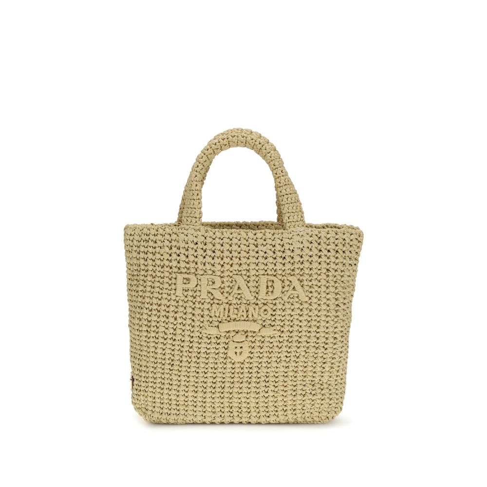 Prada Beige Viscose Handbag