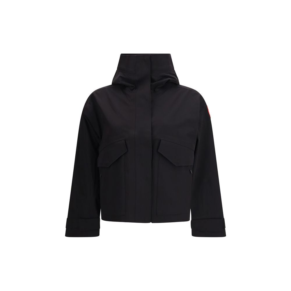 Canada Goose Black Recycled Polyamide Rain Coat